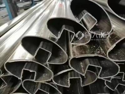 不锈钢凹槽管厂家 椭圆凹槽管现货规格 不锈钢椭圆凹槽管80*40图1