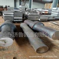 厂家锻造42CrMo曲轴大型机械轴类锻件 减速机轴风电轴来图来样加工