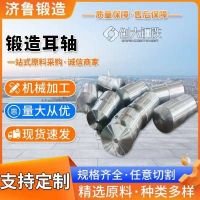 厂家济鲁锻造35CrMo钢厂行走轮渣灌耳轴大型模锻件来图定制