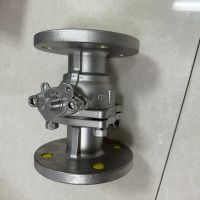不锈钢手动法兰球塞阀 东光阀门